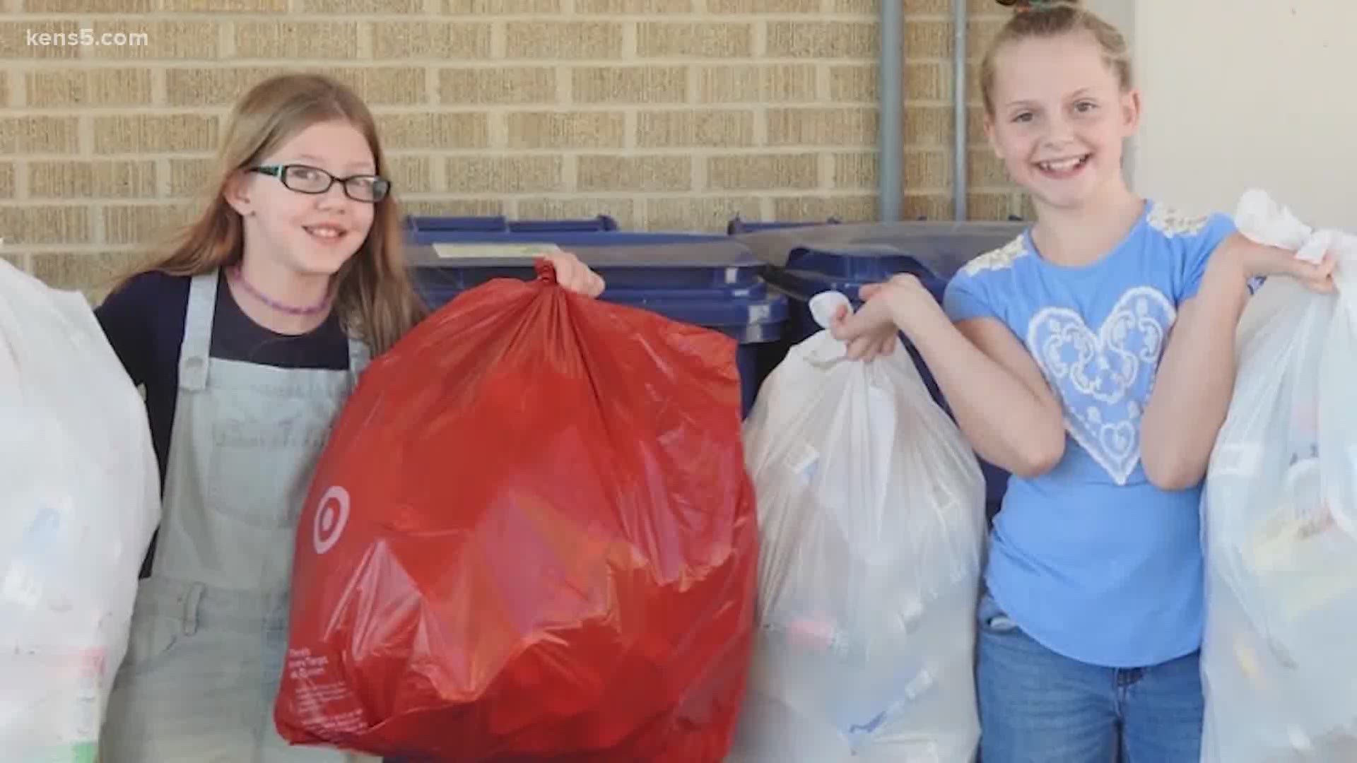 Fort Sam Houston Elementary School won a national competition by collecting 1.3 million pounds of recyclable goods.