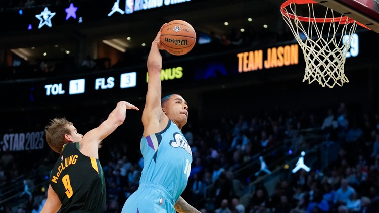 Jeremy Sochan Shines Bright in the Rising Stars Game - Pounding The Rock
