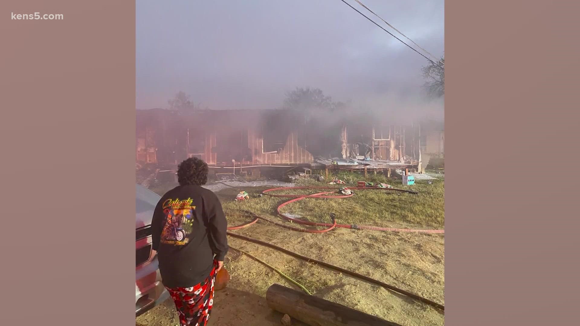 The family of eight lost its home, and didn't have insurance.