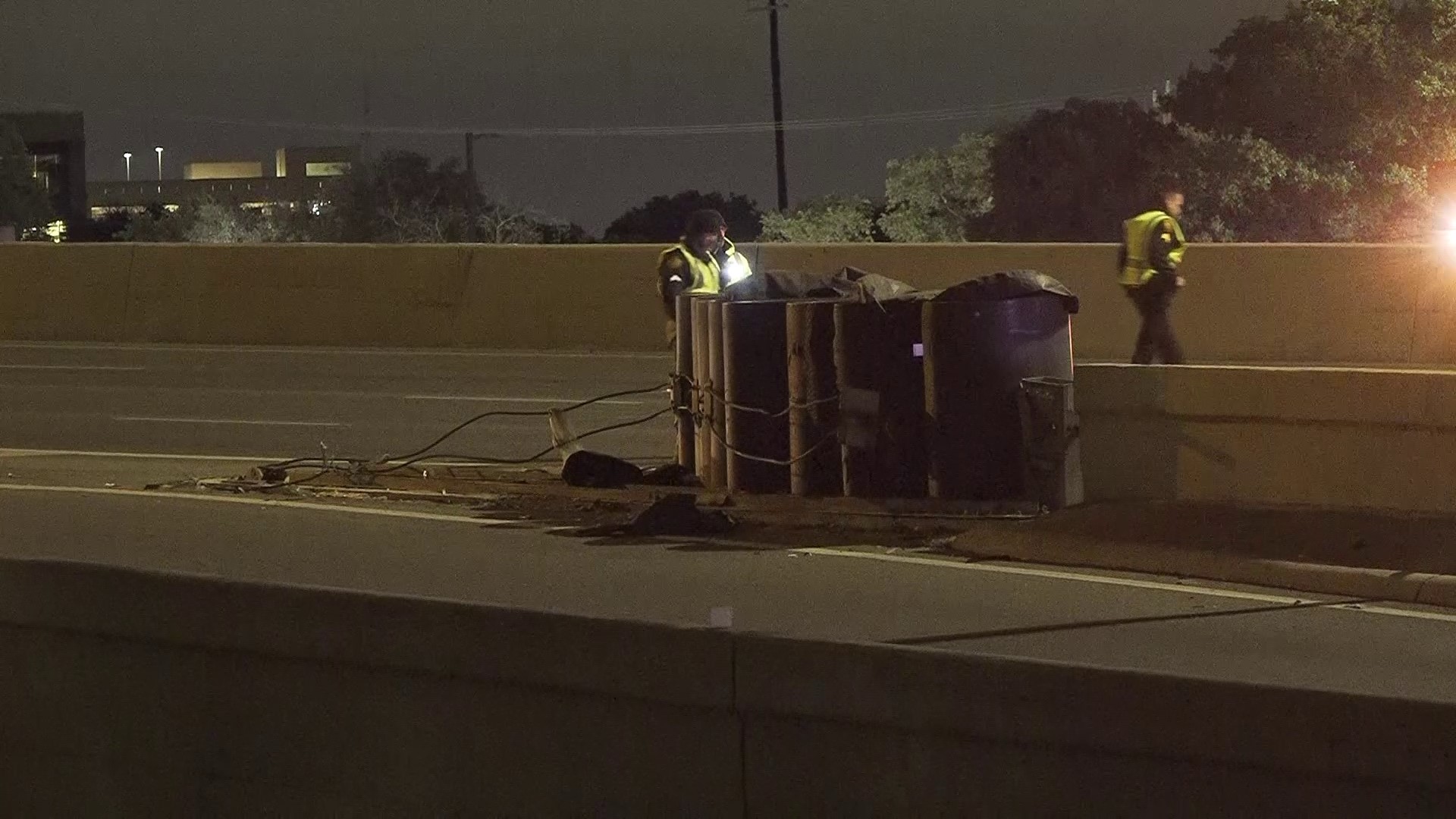 A TxDOT driver made the shocking discovery early Sunday morning.