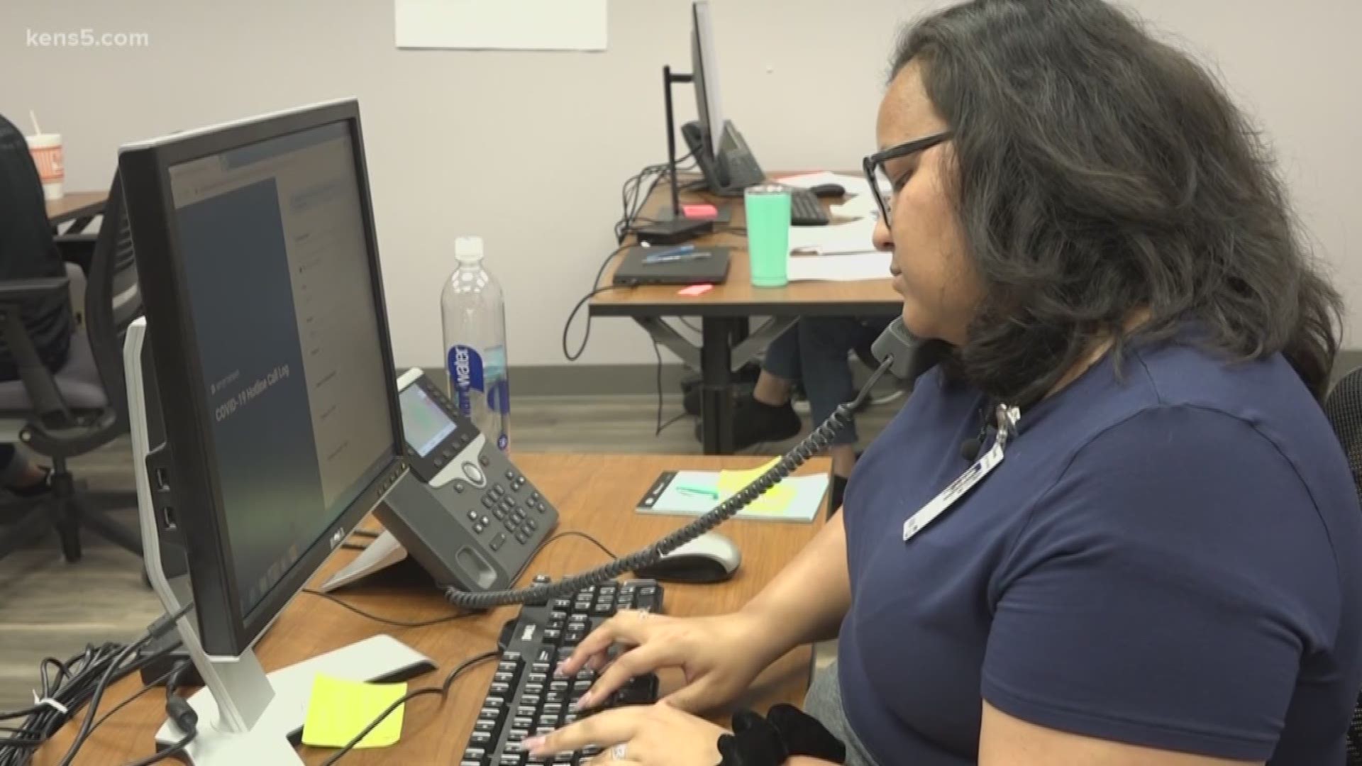 "We're doing about 50 calls an hour," said Jenny Hixon with Metro Health, who oversees the hotline.