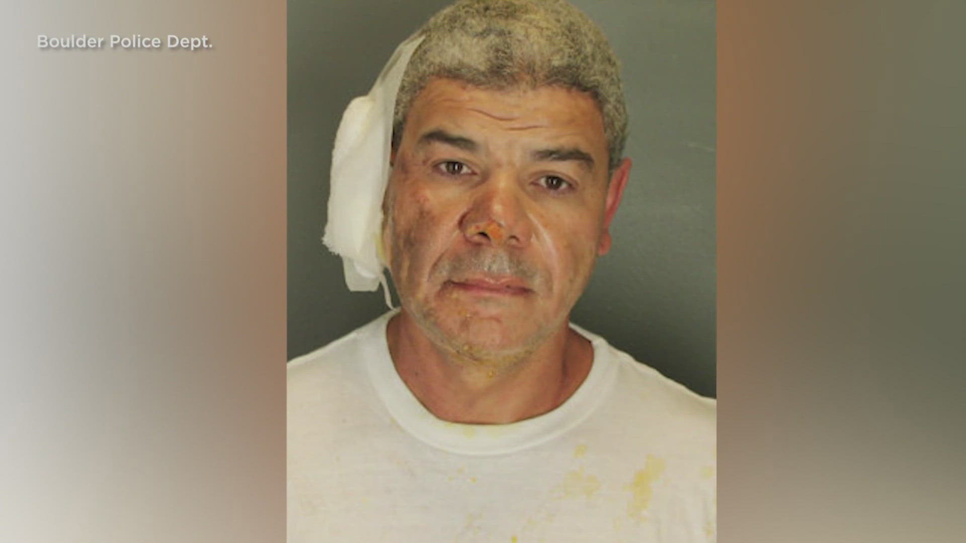 Mohamed Soliman, 45, is accused of throwing Molotov cocktails at a group Sunday raising awareness about hostages being held by Hamas.
