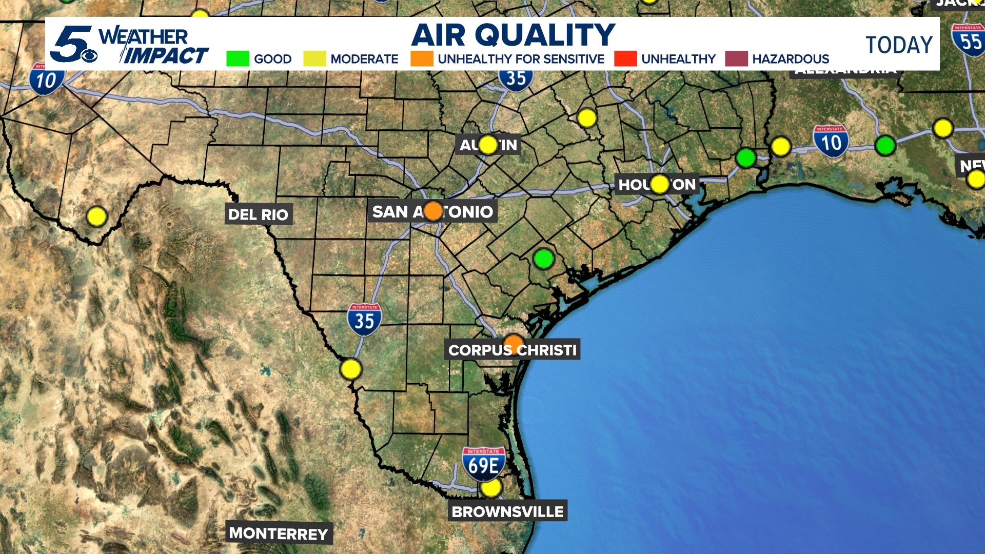 Several wildfires rage across South Texas Wednesday