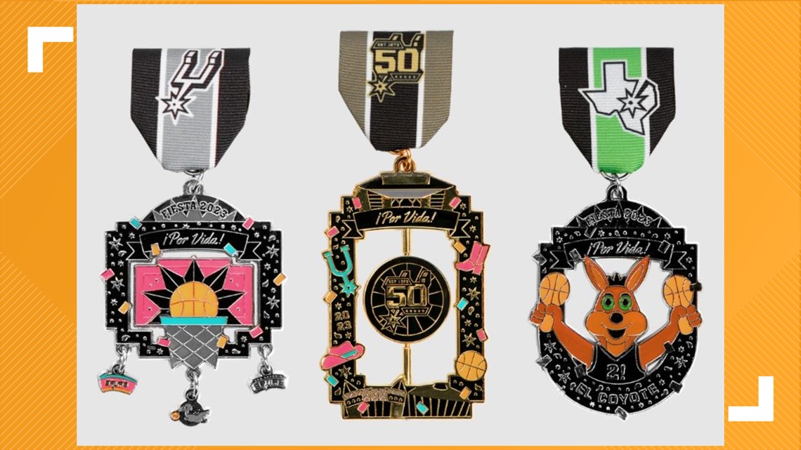 Spurs release 2022 Fiesta San Antonio medal that features iconic