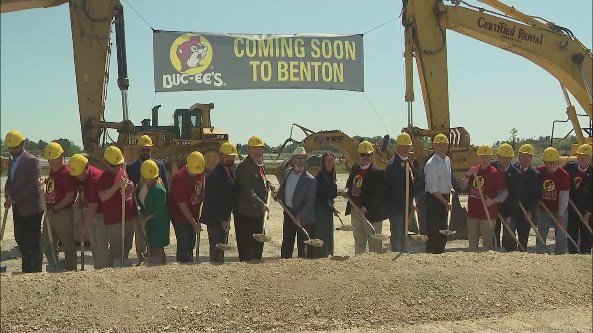 On Wednesday, they broke ground in Benton, Arkansas.