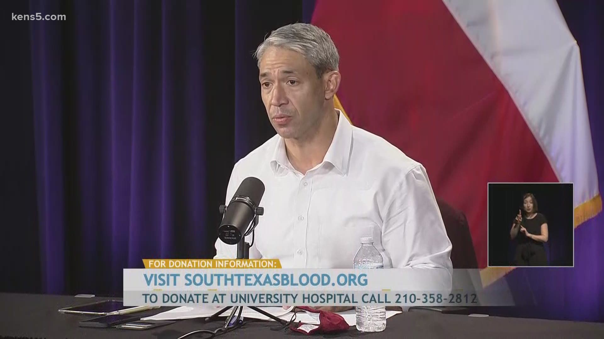 Mayor Nirenberg reported 288 new coronavirus cases, bringing the total in Bexar County to 198,816. No new deaths were reported.