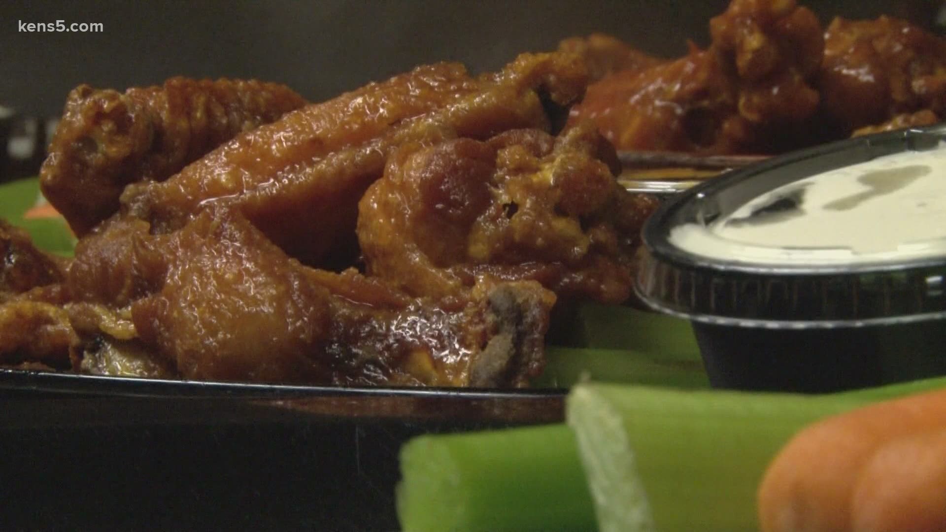The National Chicken Council estimates hungry fans will eat 1.4 BILLION wings this weekend.