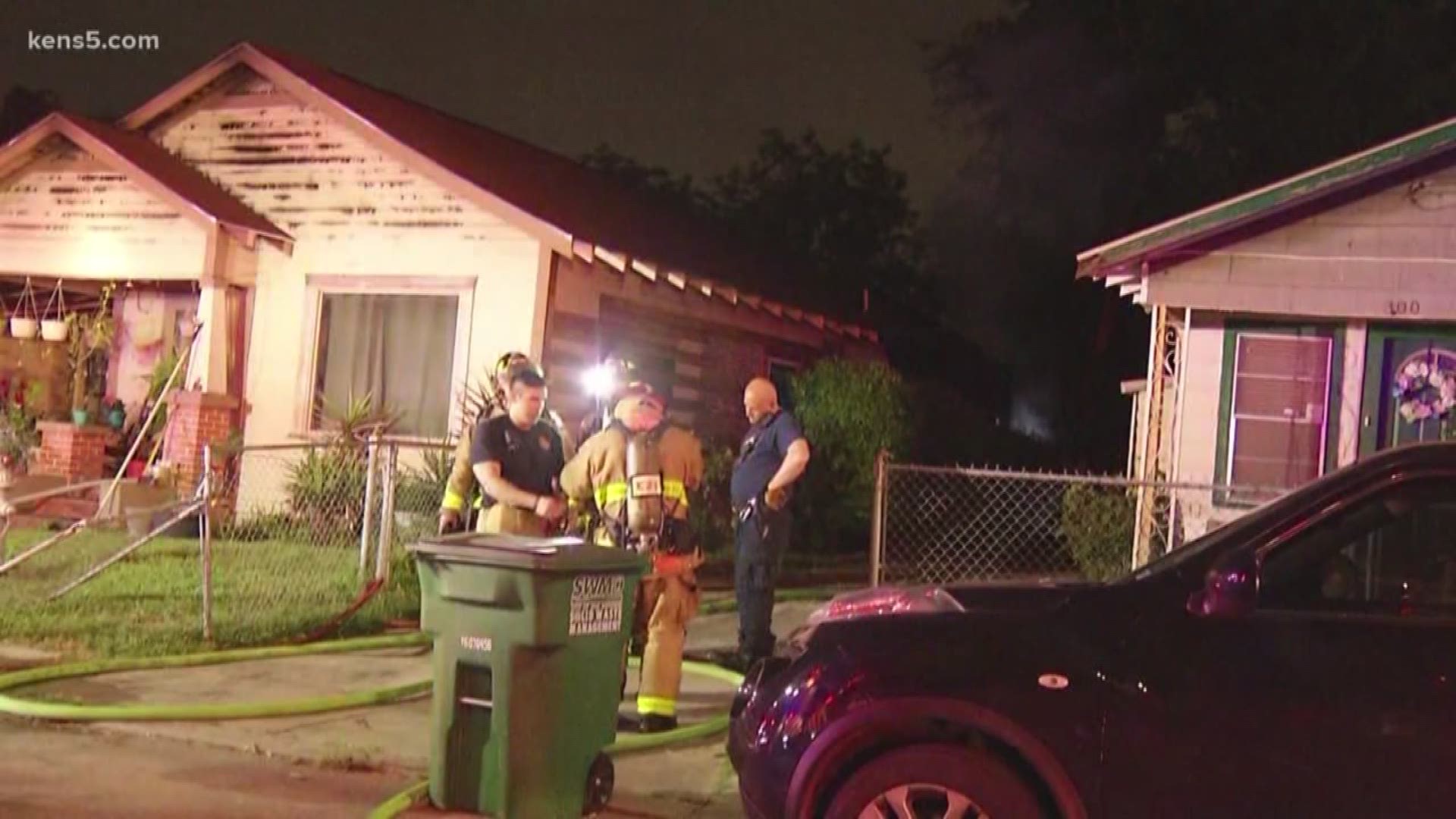 Fire crews say a water heater is to blame for a house fire on the south side early Wednesday morning.