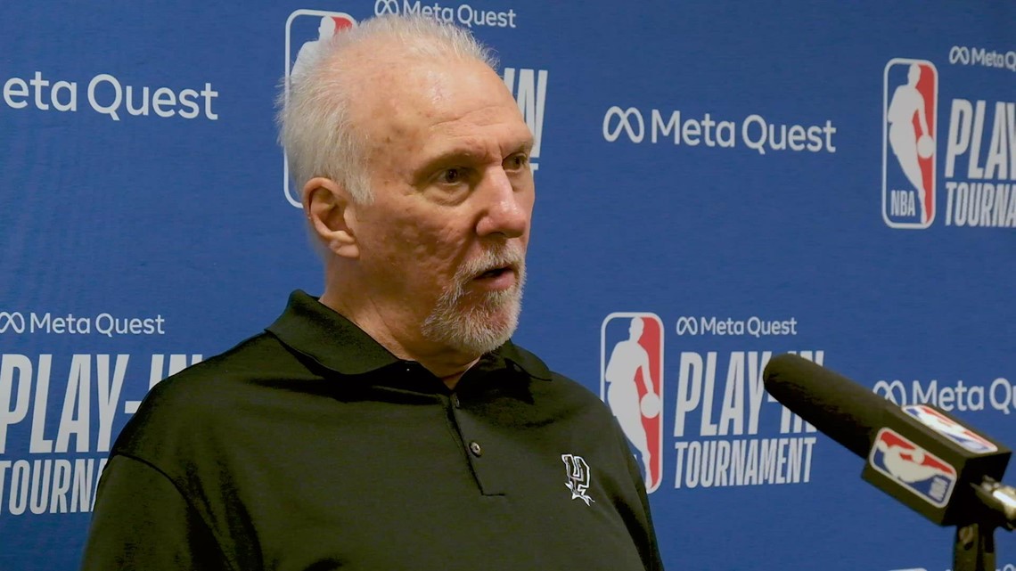 'Our youth really showed' | Gregg Popovich reacts to Spurs' play-in loss