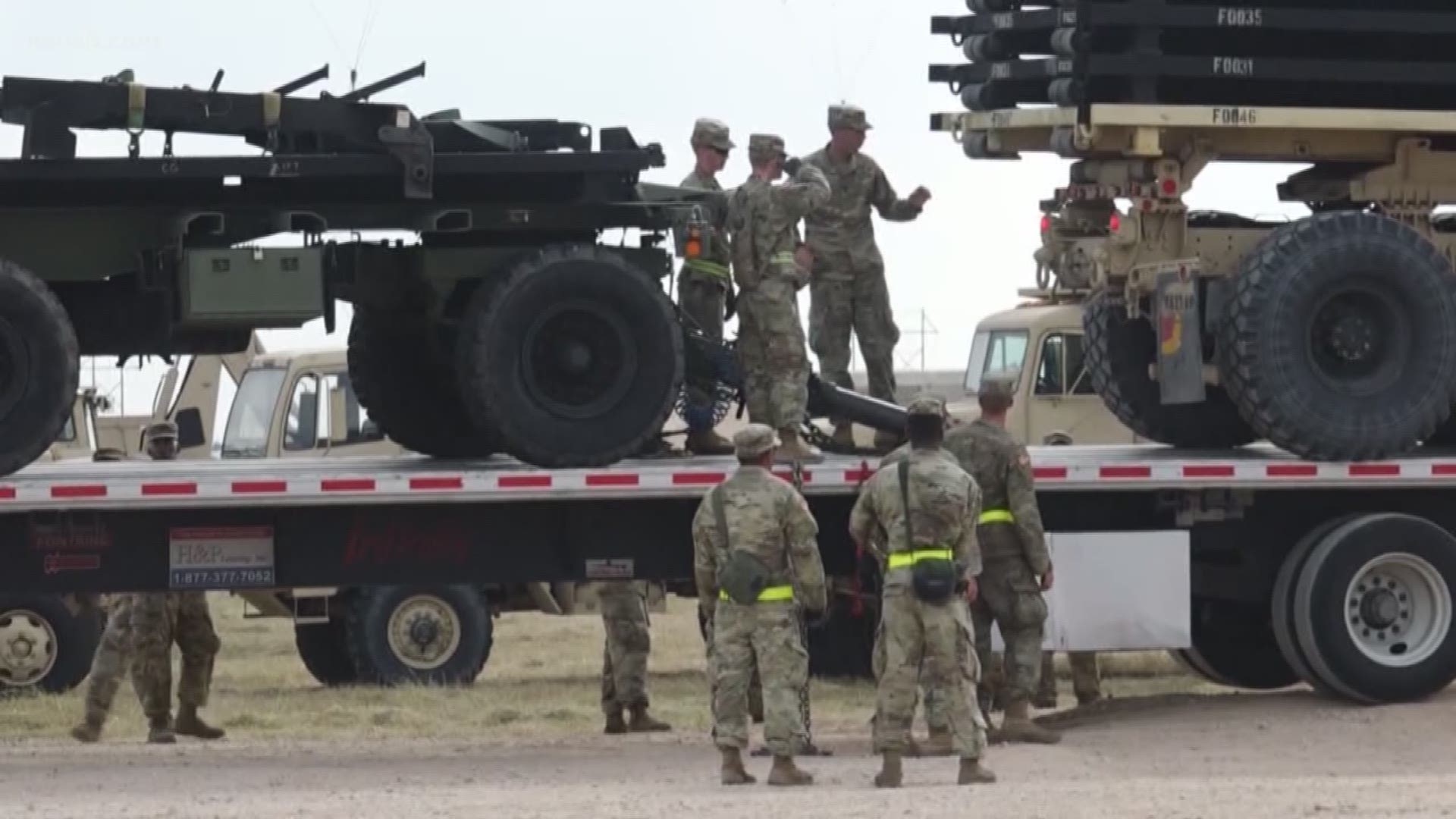 The troops deployed to the border are working right now to prepare for the caravan's arrival. Border Reporter Oscar Margain shares what he saw first-hand at the base near the southern tip of Texas.