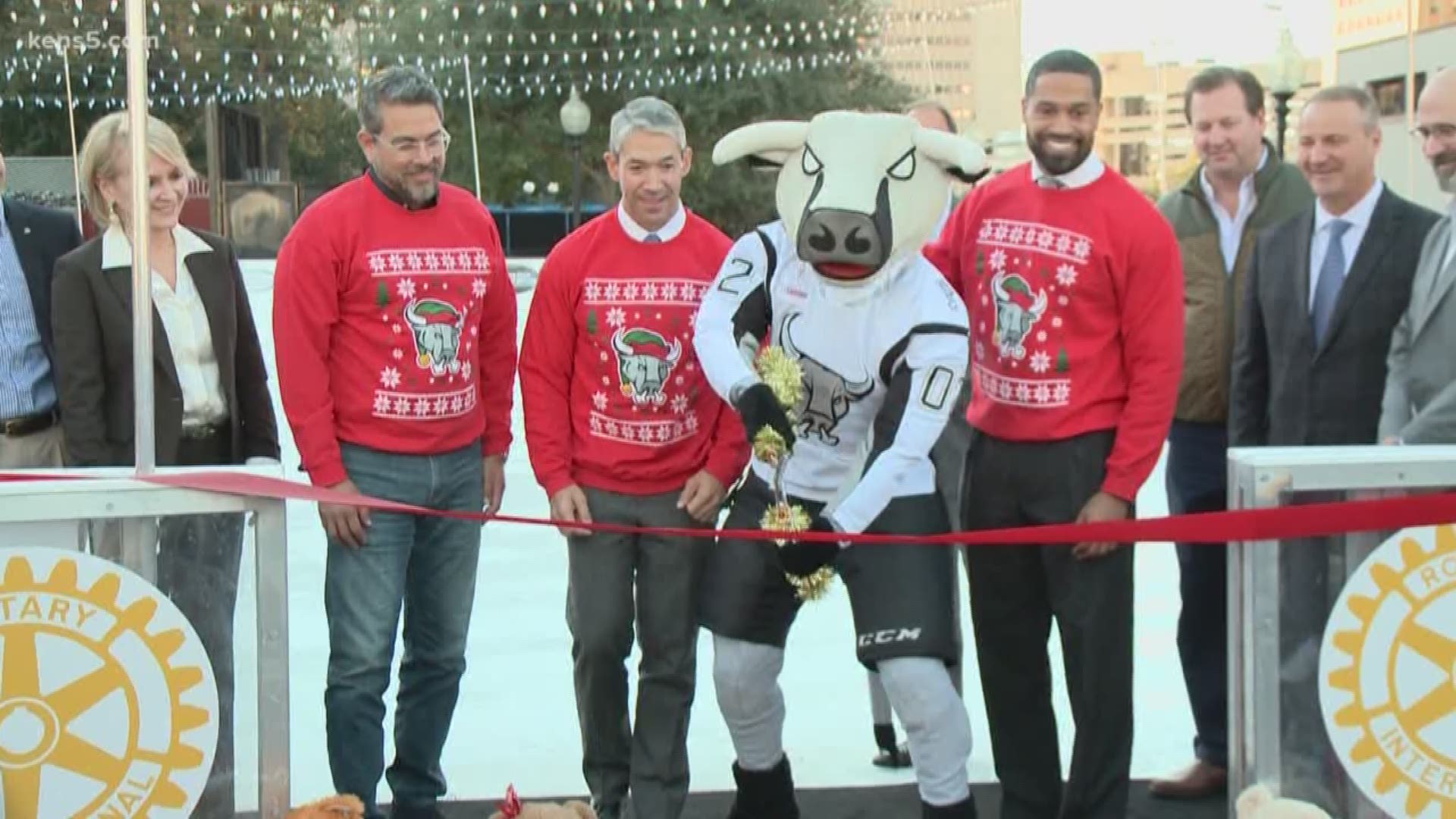 During the soft opening over the weekend, 3,000 people tested out the new ice rink at Travis Park.