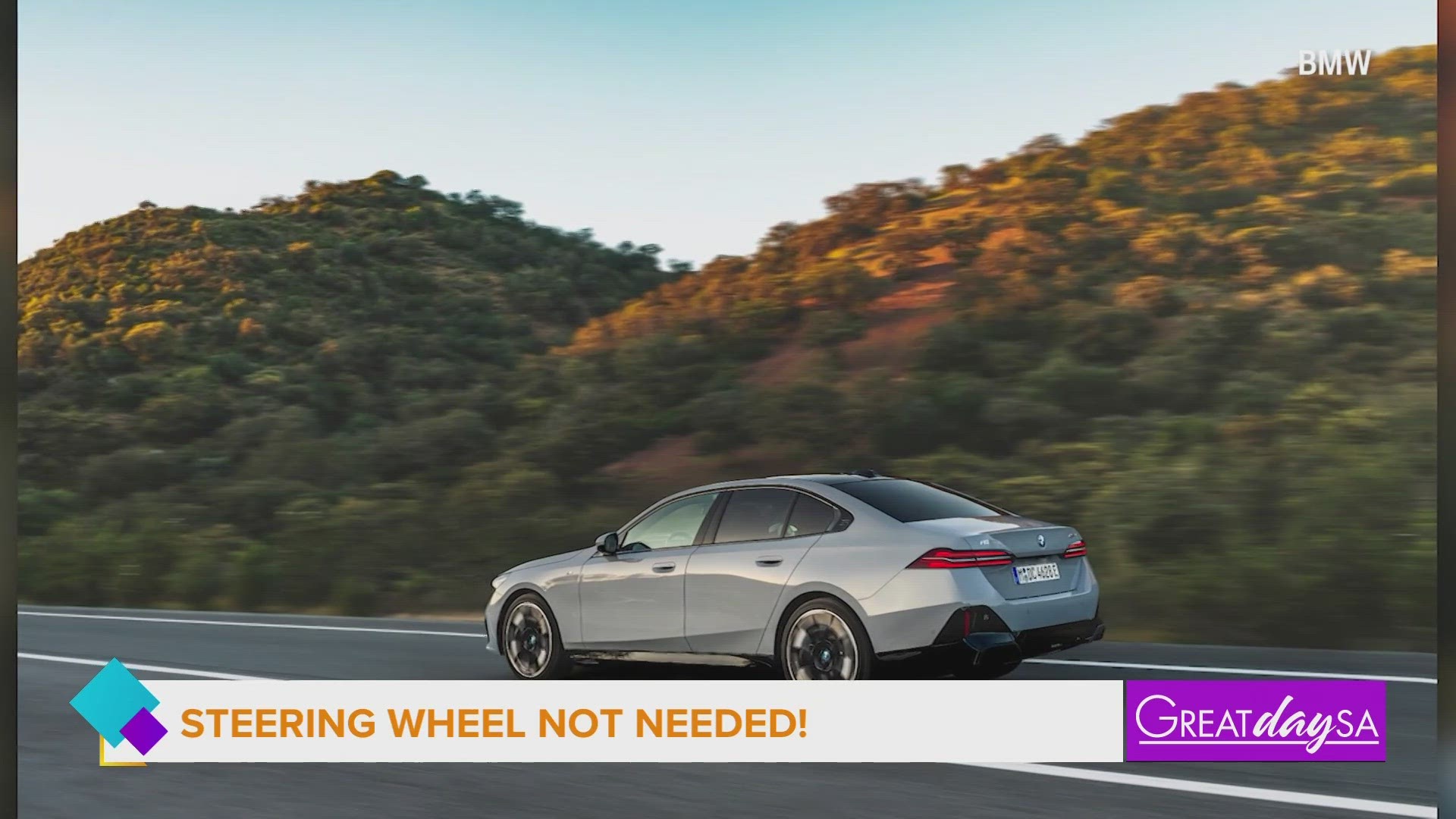Clarke keeps it 'wheel' when she learns BMW is working on releasing cars without steering wheels.