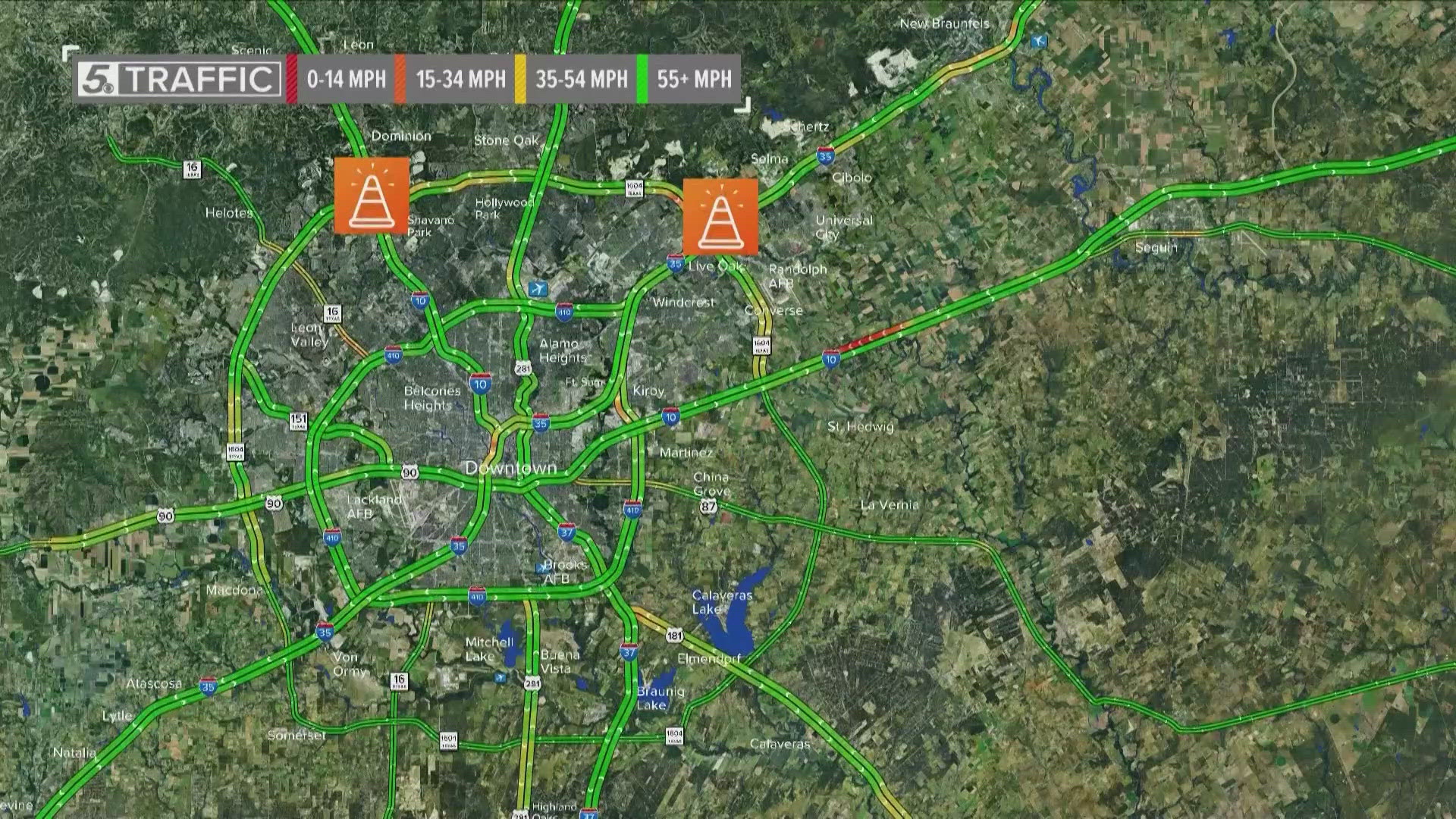 Both closures begin Friday evening. 