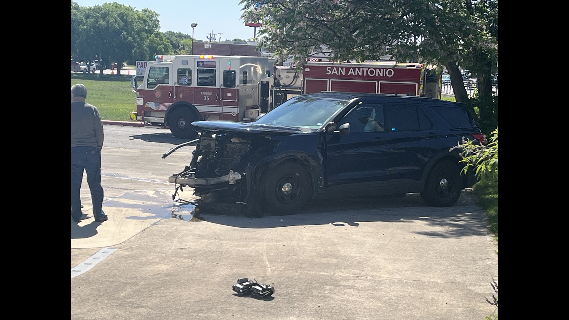 Officer involved in crash on west side of San Antonio | kens5.com