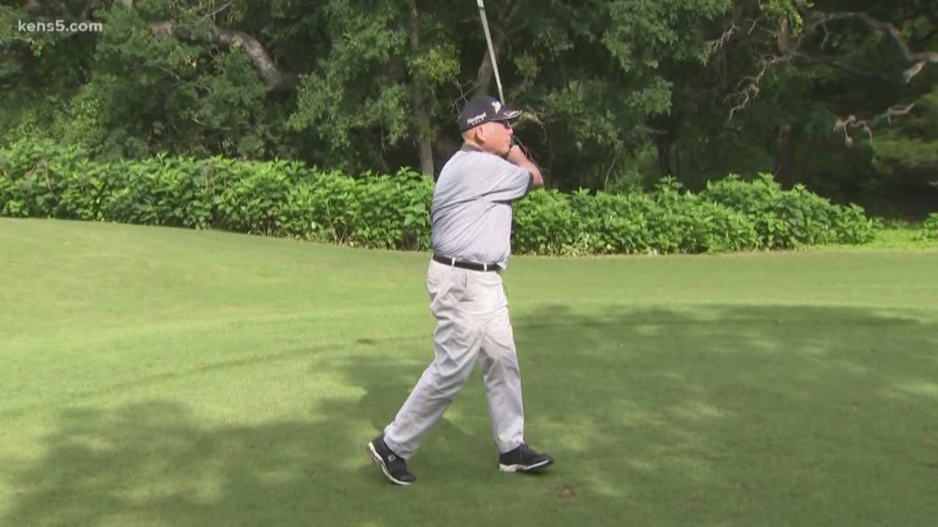It is said "age is just a number," and for a 94-year-old World War II veteran, that's exactly right. The retired staff sergeant still brings his "A-game" to the golf course.