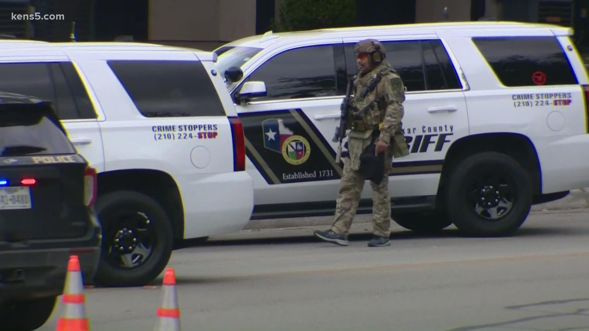 Members of the SWAT team spent four hours attempting to get the man to surrender peacefully at an apartment complex. BCSO said nobody was hurt.