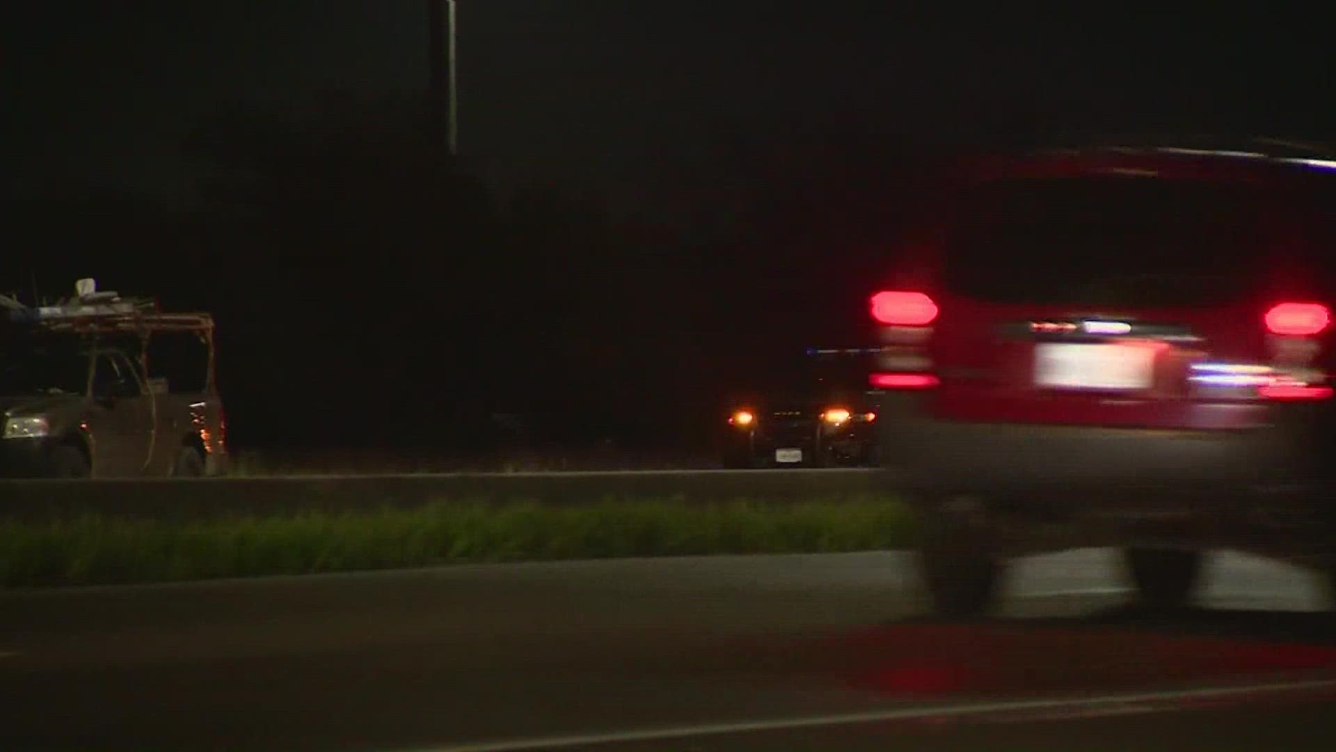 Police are investigating after a man was hit and killed by a car after pulling over to the side of the highway at I-37 and Loop 410 early Friday morning.