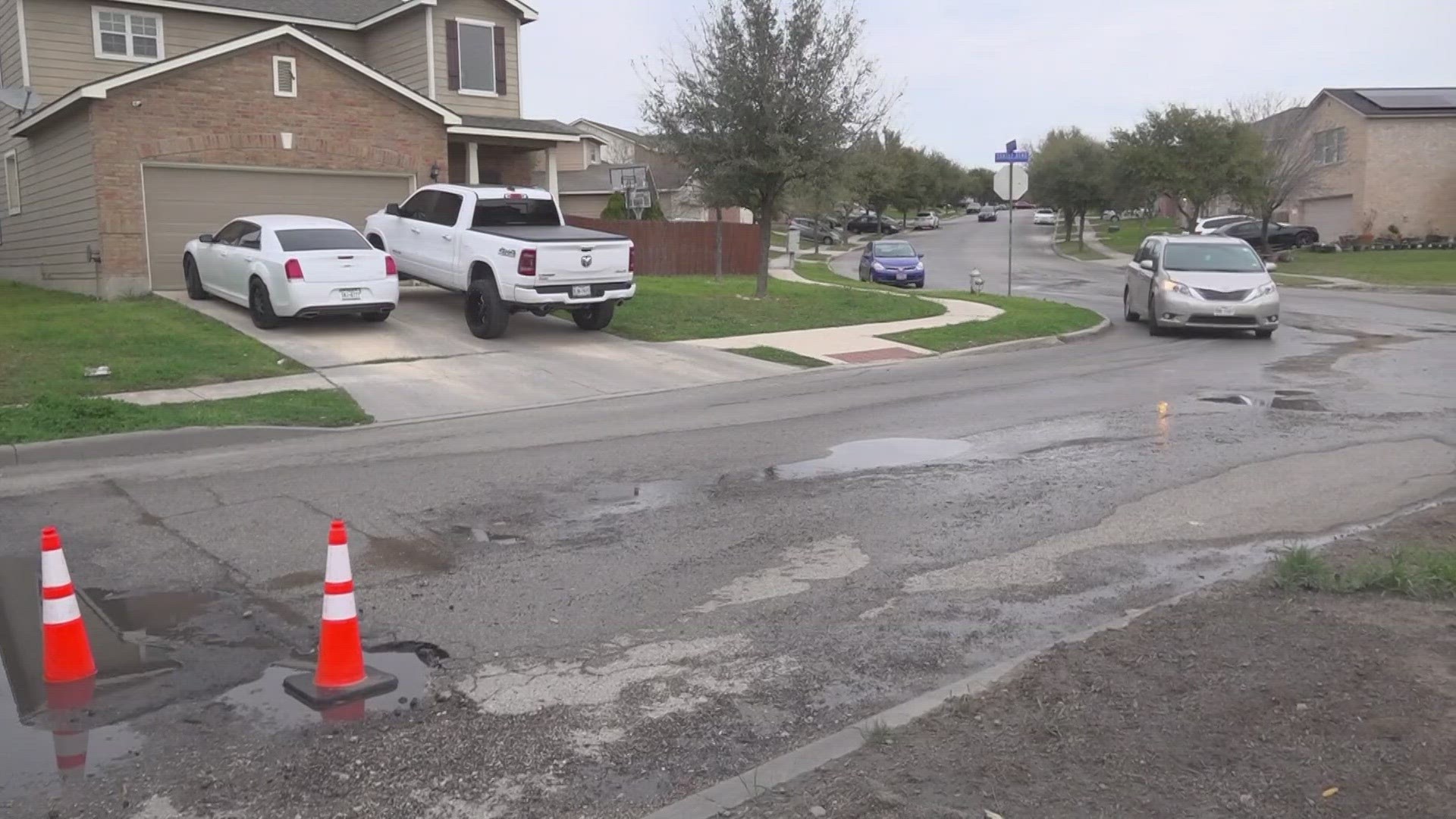 There have been 12 potholes near the same intersection in just two-and-half years. Residents want the problem fixed for good, so they called KENS.