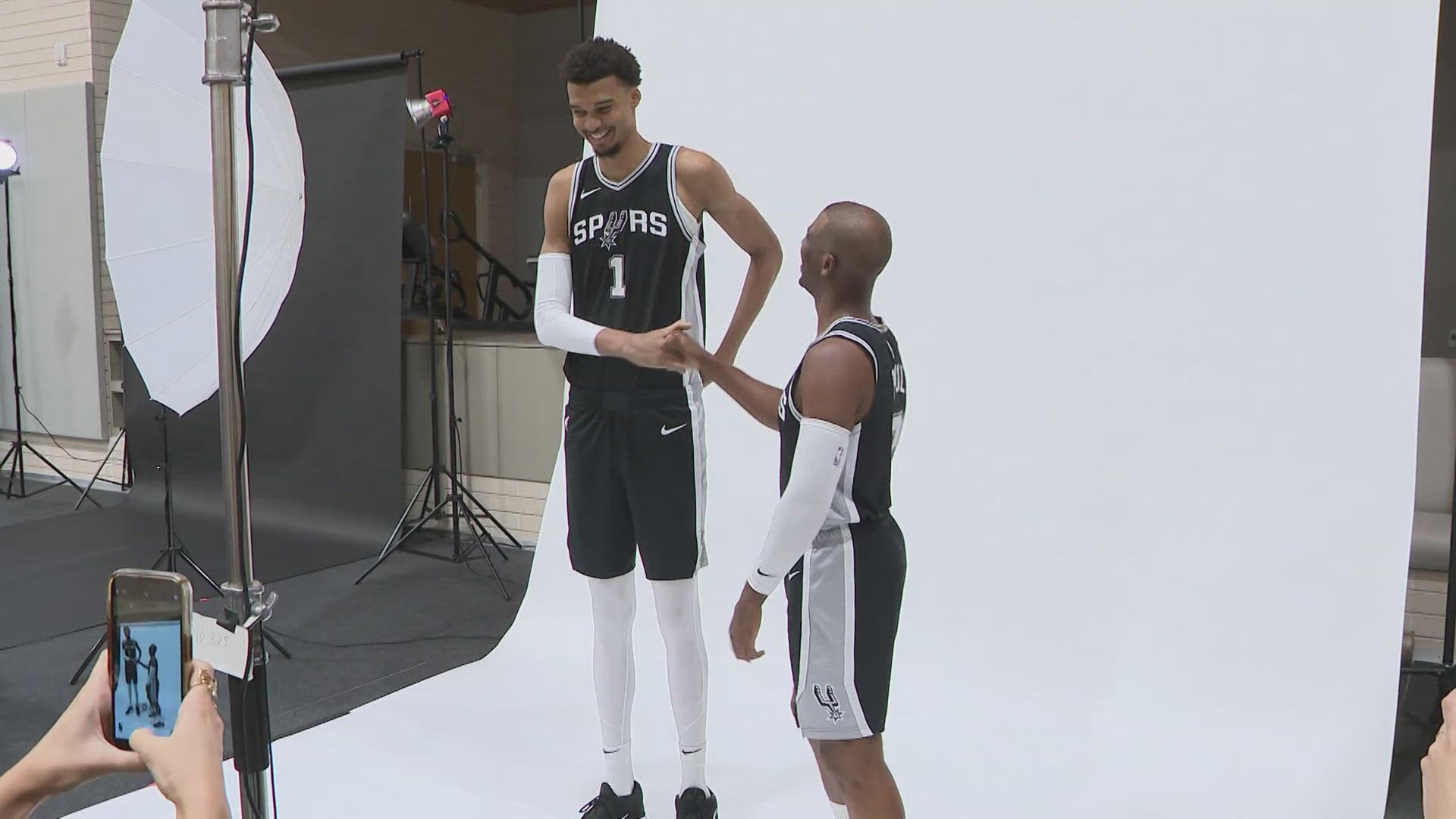 The Silver and Black hosted their official media day with comments from Coach Pop, Wemby and several other players.