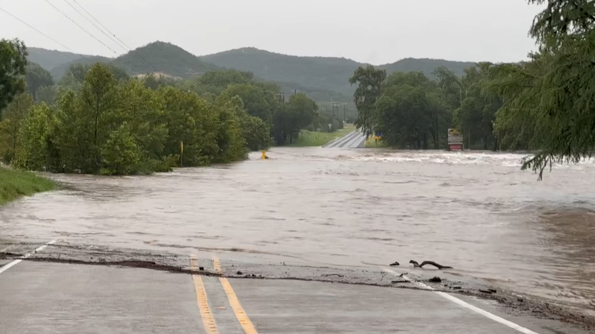 Heavy rains have caused the Frio River to reach flood stage Monday morning, officials said.