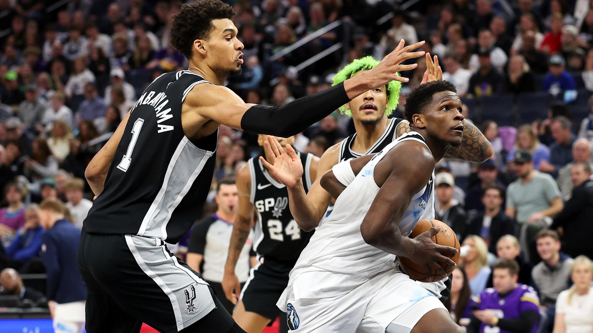 Sw 9593 Victor Wembanyama will be ready if Timberwolves' Anthony Edwards wants ...