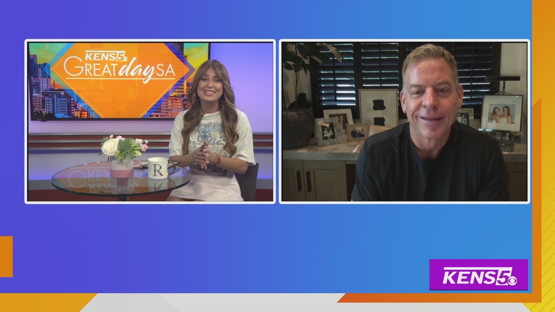 NFL Hall of Fame Quarterback Troy Aikman chats the Rock N Roll Marathon with Roma.