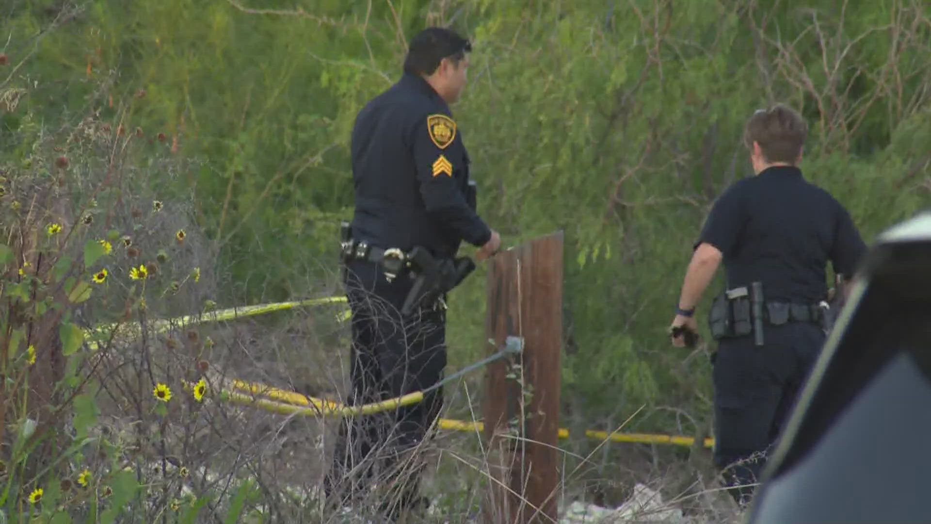 The search is on for a shooting suspect who left a man hospitalized with life-threatening gunshot wounds.