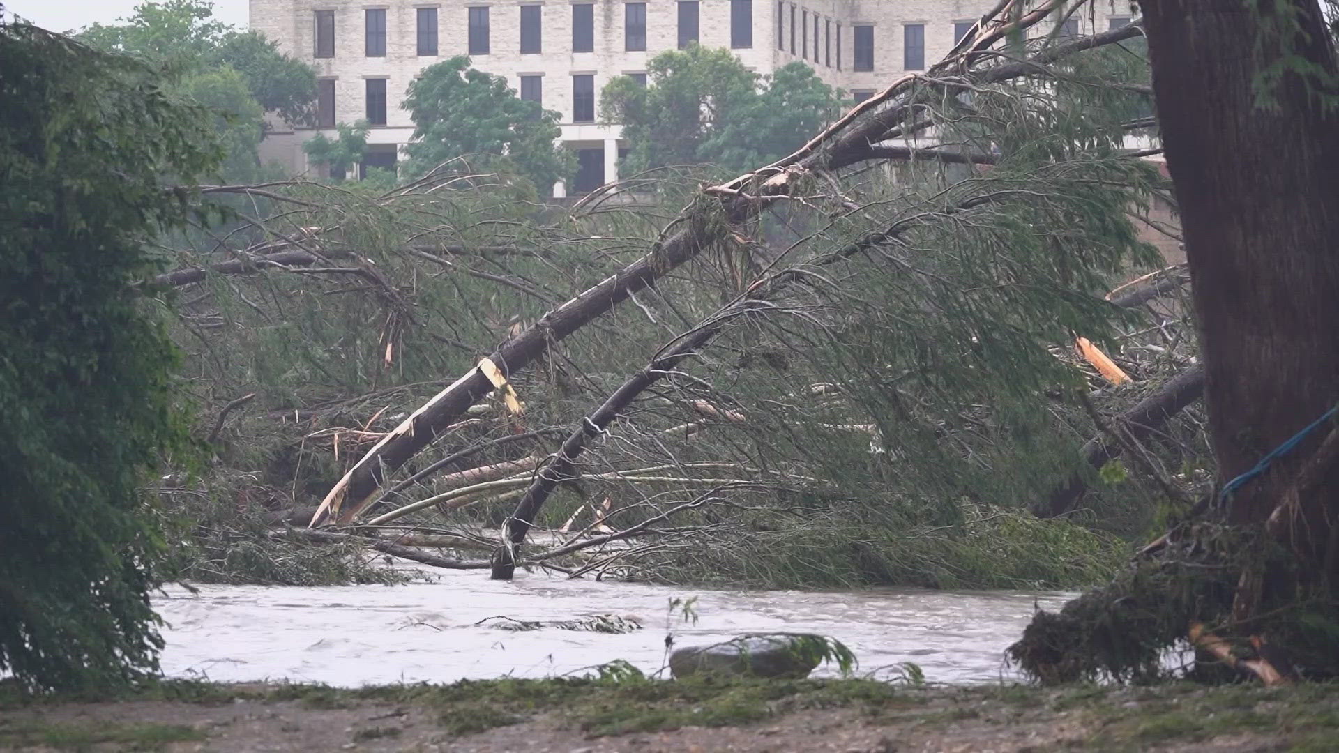 The first phase right now is focusing on search operations, as well as clearing bridges and waterways.
