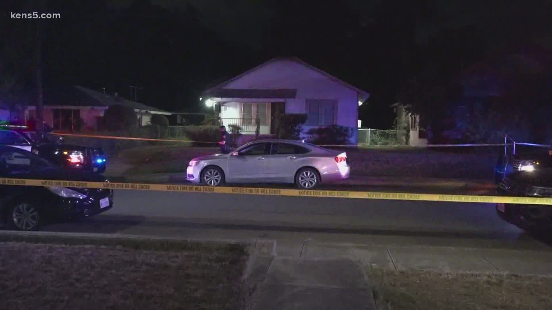 A 64-year-old man is in critical condition after he was shot in the back, San Antonio Police said.