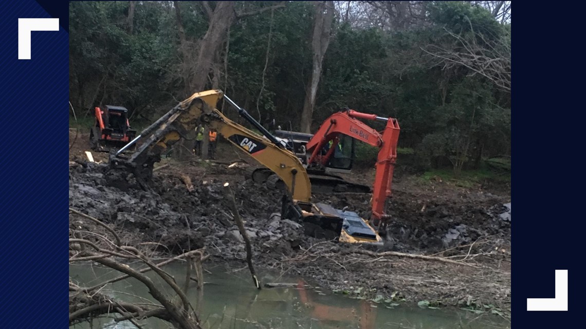 Residents upset with Salado Creek flood control project | kens5.com