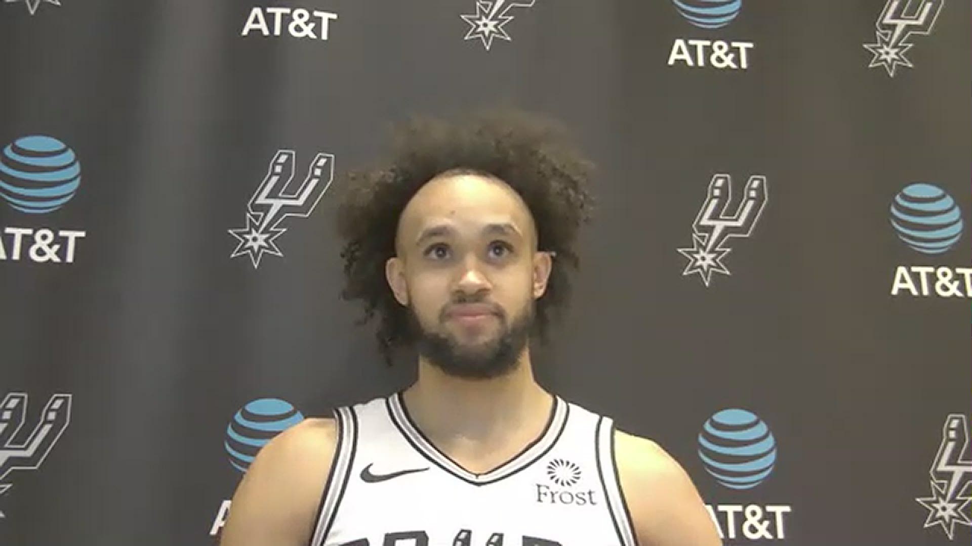 White spoke about getting back into a flow with his teammates and joked about Patty Mills' acrobatic layup after the win.