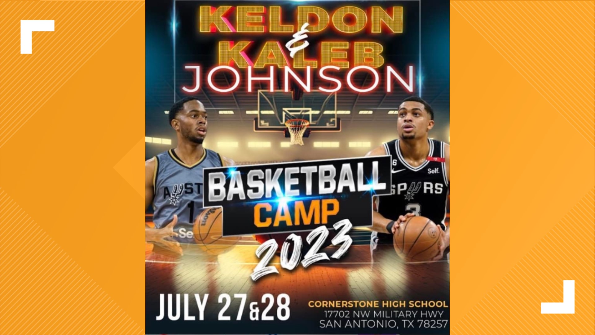Spurs' Keldon Kaleb Johnson hosting San Antonio summer camp