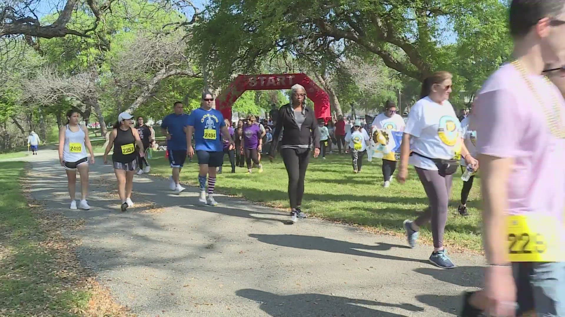 The 10th annual Stride for Sight 5k was held at Comanche County Park on the southwest side.