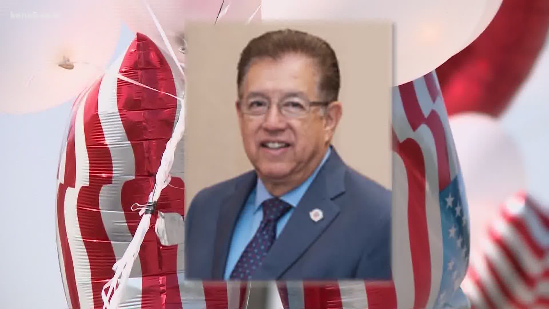 Carlos Martinez, who dedicated his life to advocate for fellow veterans, passed away from coronavirus. On Monday, a ceremony with full military honors was held.