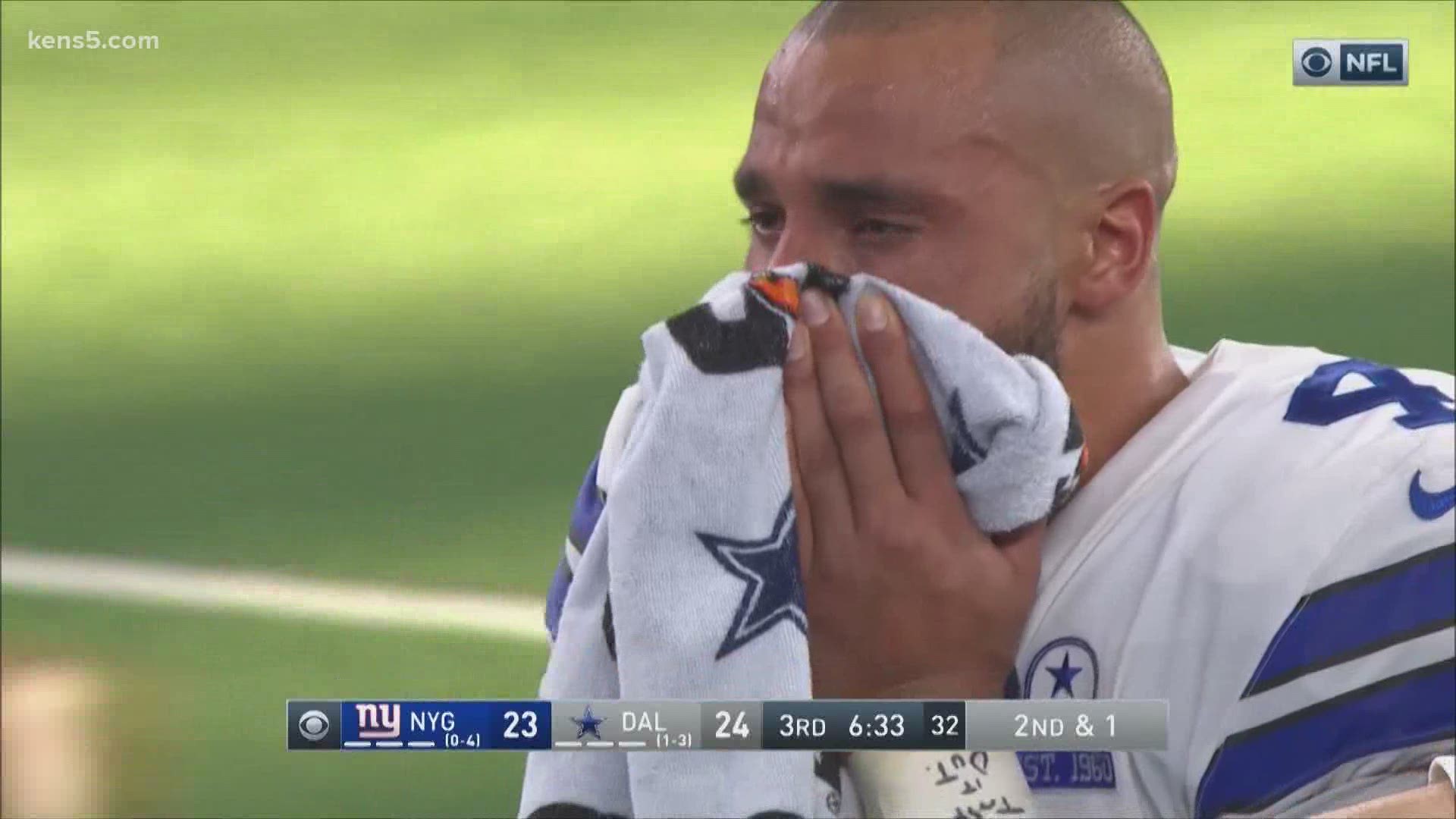 Words of encouragement are pouring in for Dallas Cowboy QB Dak Prescott after this season ending injury.
