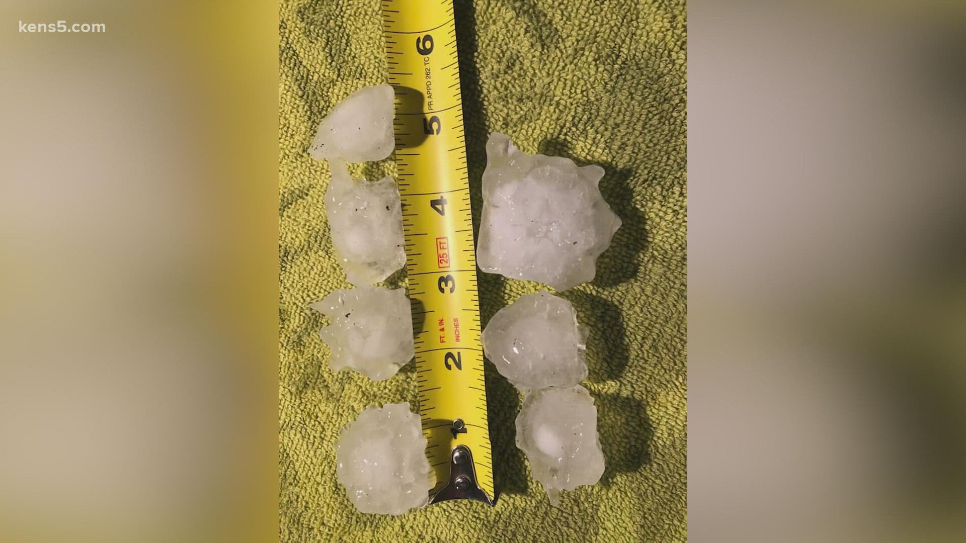 Weather Chief Bill Taylor explains how pieces of hail this big form, and how to do some at-home science.