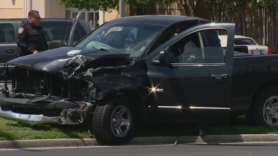 Police chase erratically driving car before crash