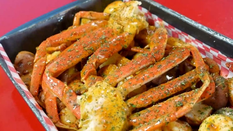 Texas Crab Company known for huge snow crab, crawfish and fried lobster | Neighborhood Eats