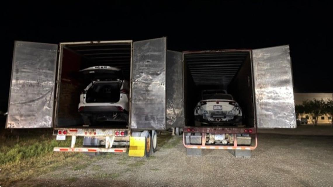 Guadalupe County Sheriff's Office: Two arrested after $470K in stolen vehicles found