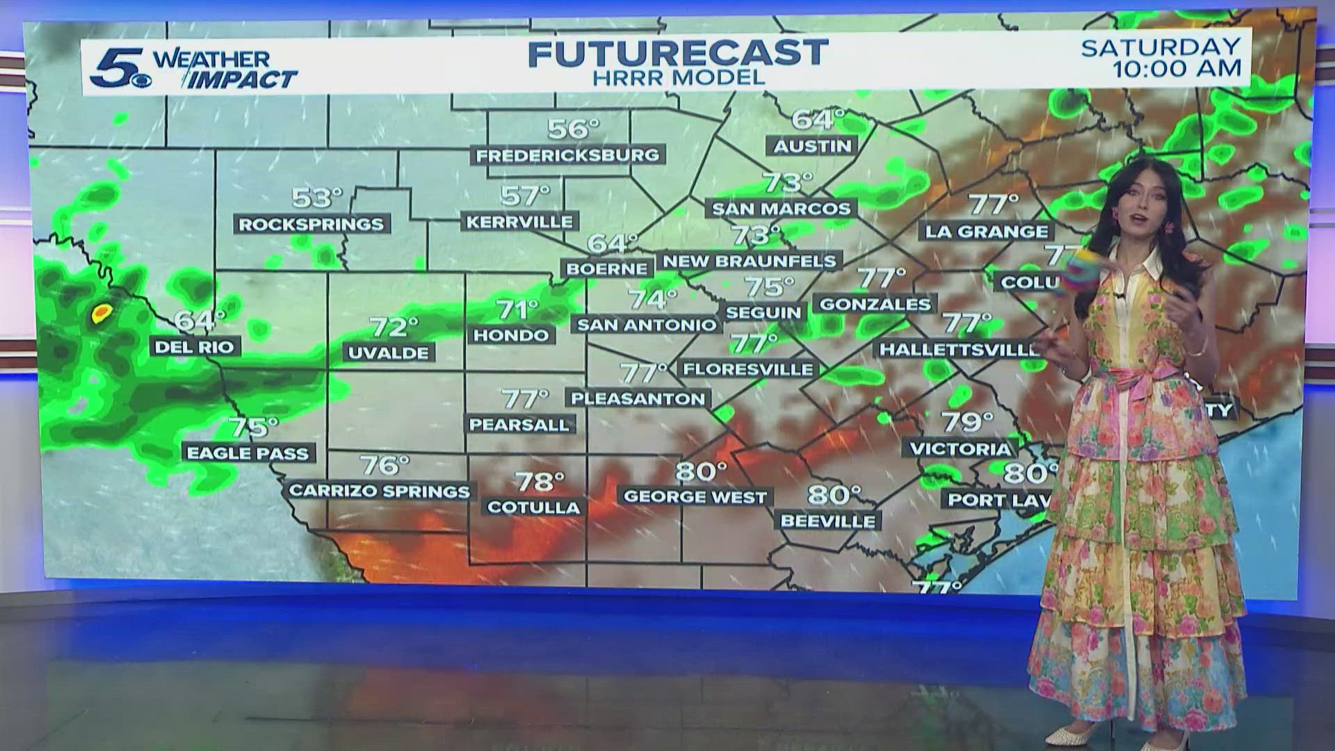 Tracking widespread rain chances through the weekend | KENS 5 Weather ...