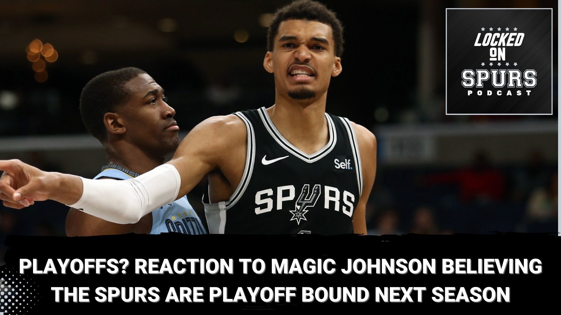 Is Magic right to believe the Spurs will be in the playoffs as soon as next season?