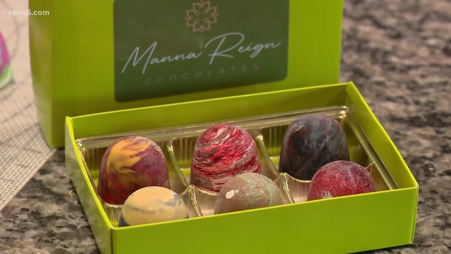 Montina Cleveland started Manna Reign Chocolates two years ago after feeling inspired by her faith.