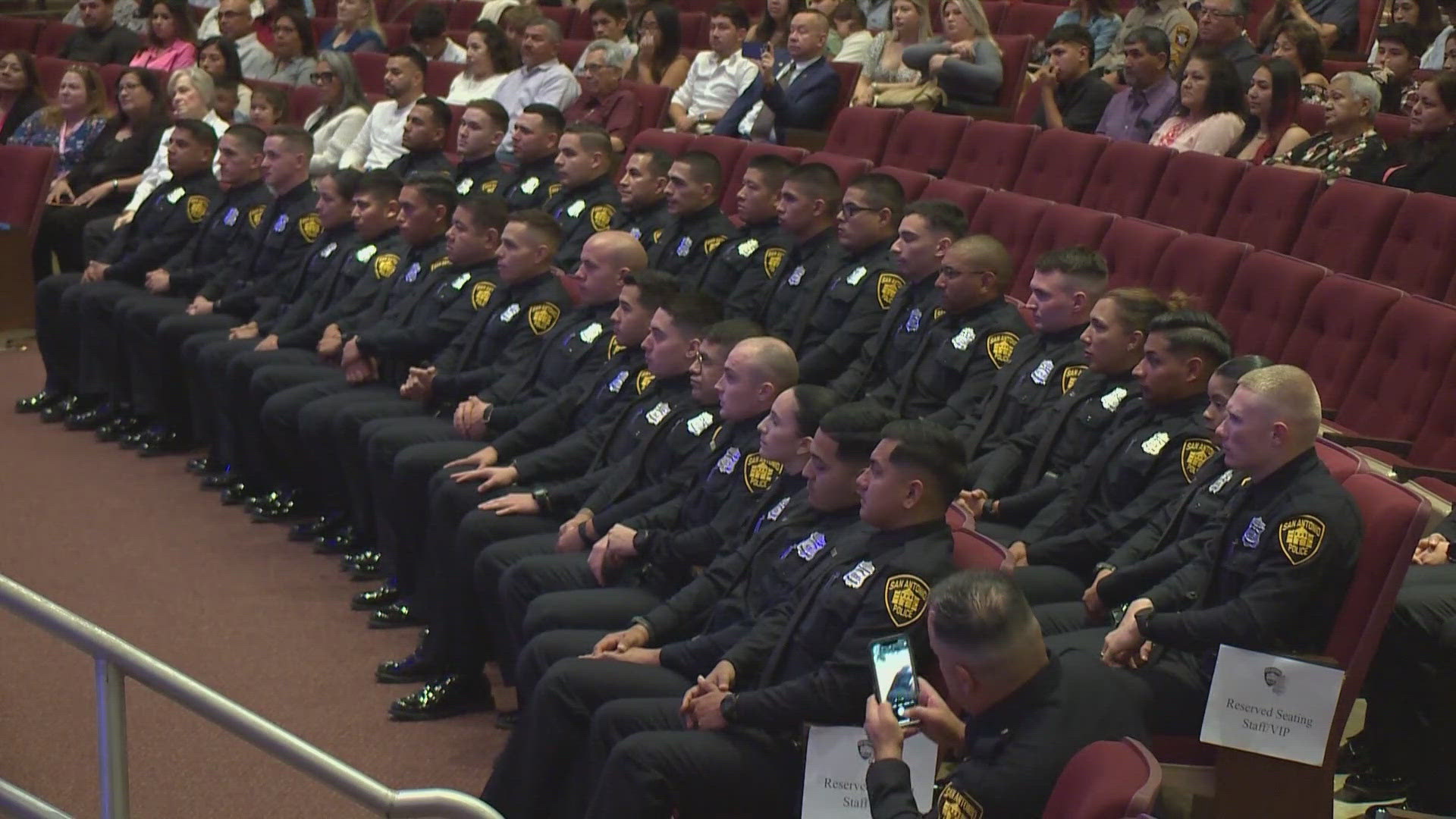 34 cadets with the SAPD cadet's class 24 Alpha graduated, becoming SAPD's newest officers.