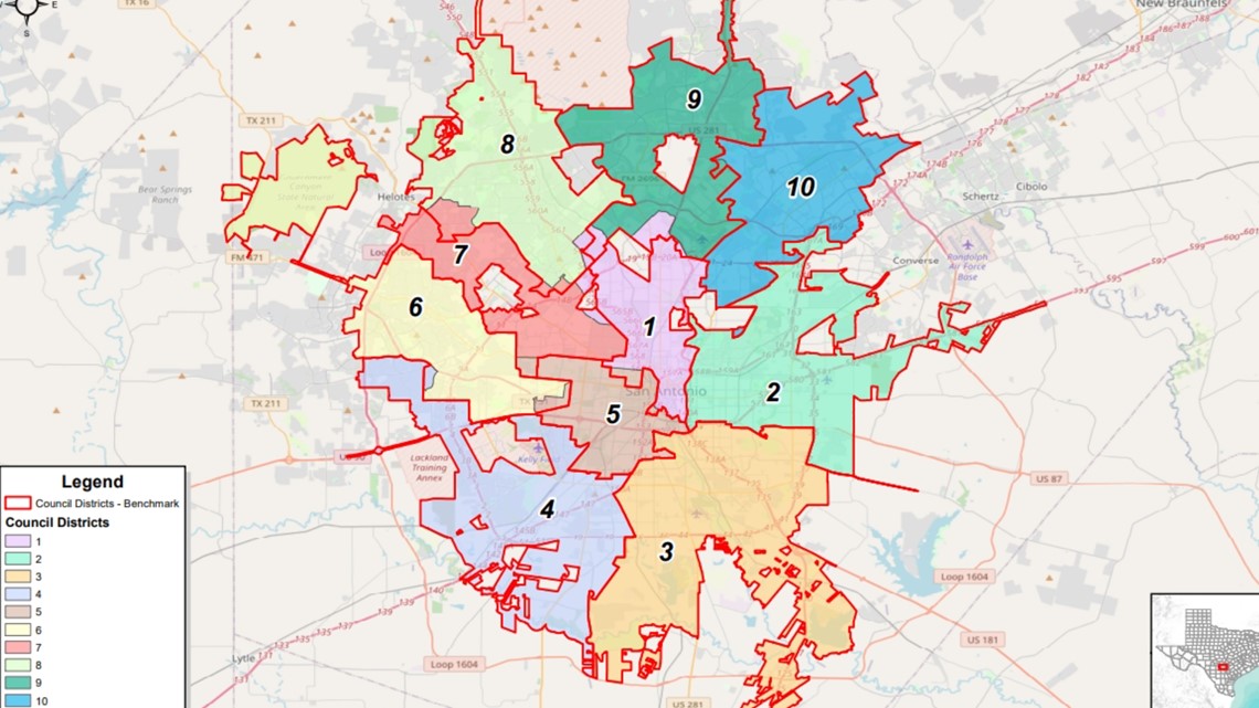 San Antonio City Council redistricting committee draws up final maps ...