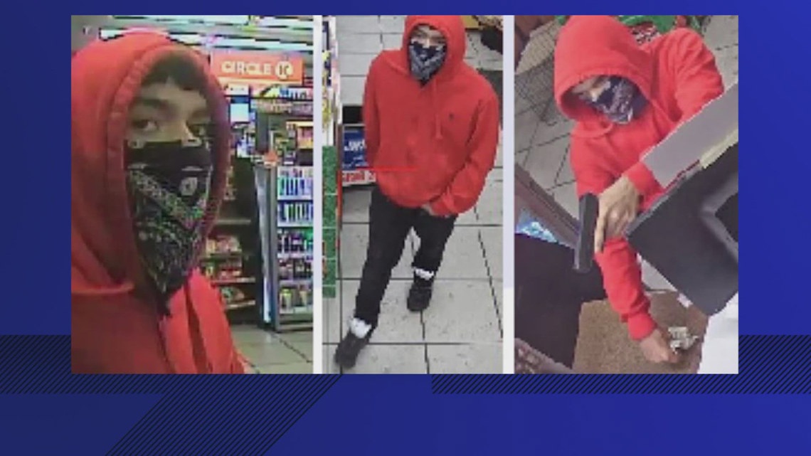 Police looking for robbery suspect who allegedly pointed gun at cashier | kens5.com