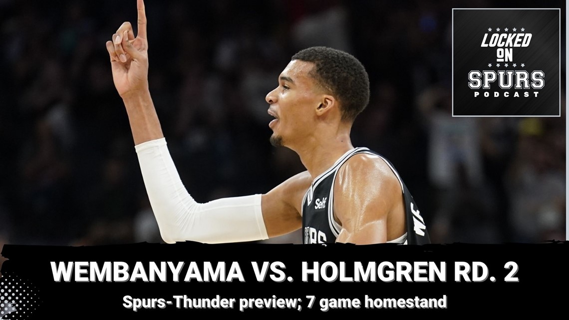 Spurs' Victor Wembanyama Vs. Thunder's Chet Holmgren: Rd. 2 | Kens5.com