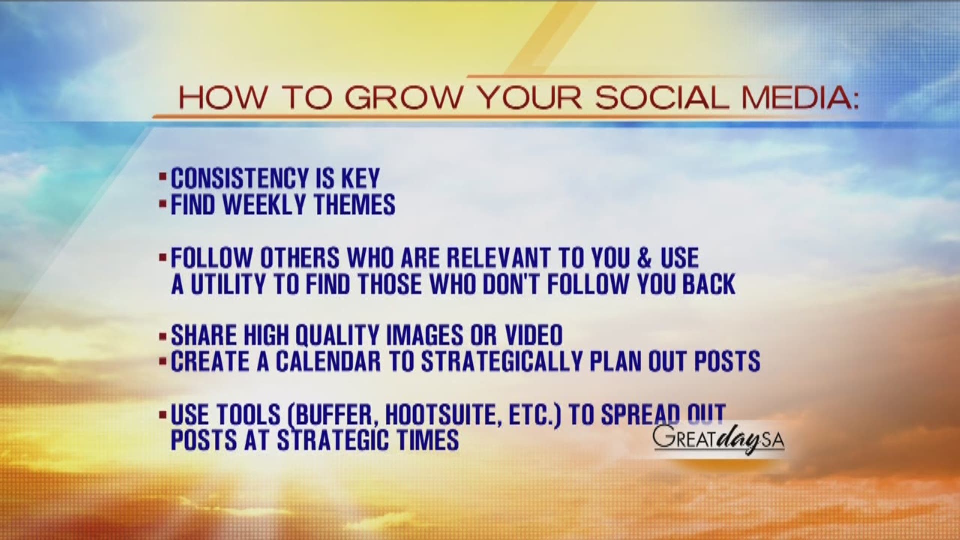 Grow your social media