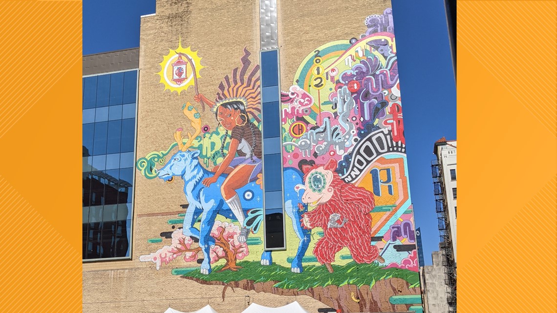 9-story mural completed by San Antonio artist afraid of heights - Vimarsana News