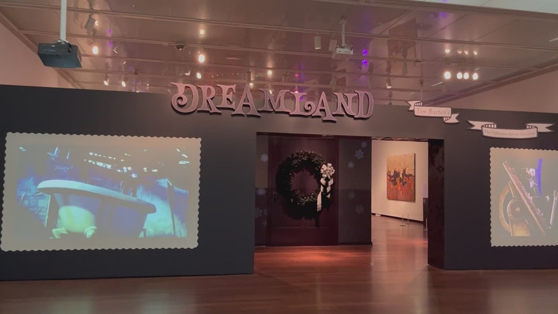 Dreamland Tim Burton s The Nightmare Before Christmas exhibit gains popularity at McNay Art Museum