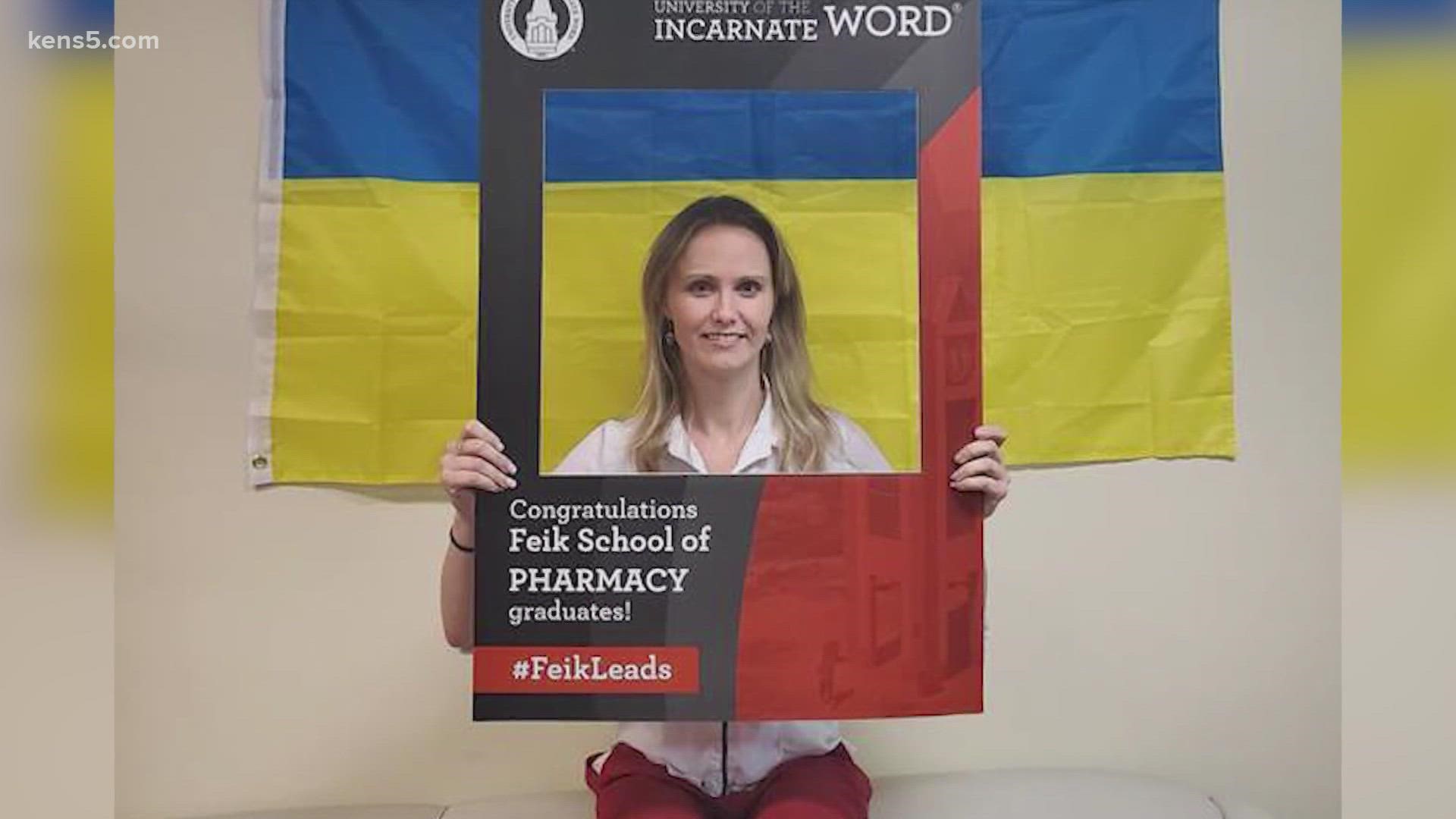 Iryna Aniushkevich opposes the Belarusian government's views on the war. Instead, she stands united with her Ukrainian neighbors.